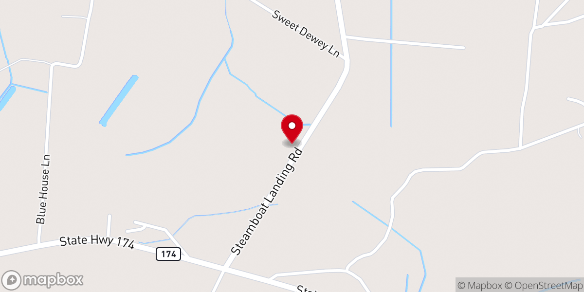 Map showing location of Greater Galilee Church-Our Lrd