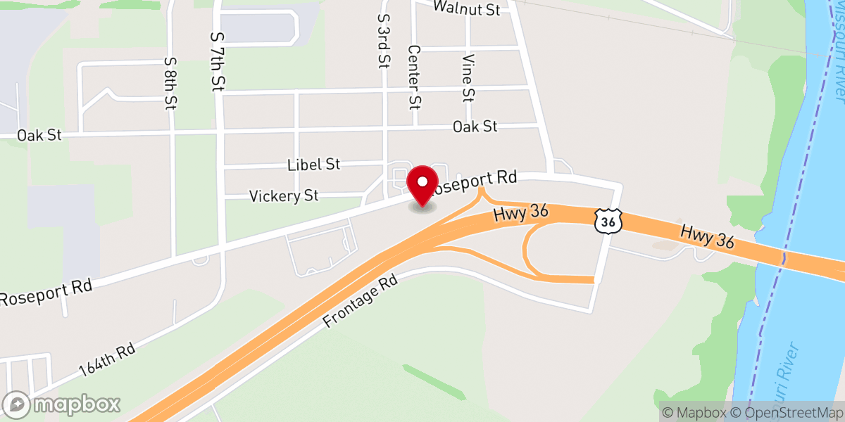 Map showing location of Tri-Cities Church of Christ