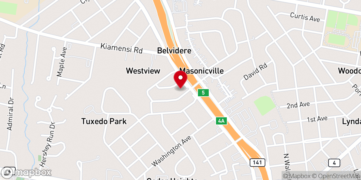 Map showing location of St Josephs's Parish Complex