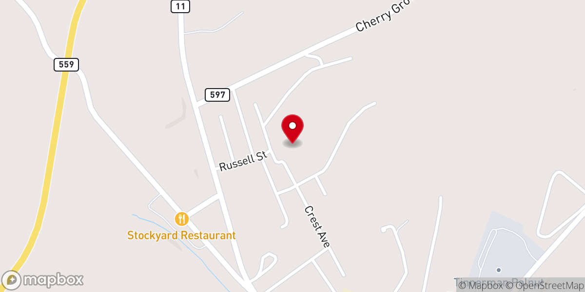 Map showing location of Flemingsburg Church of Christ