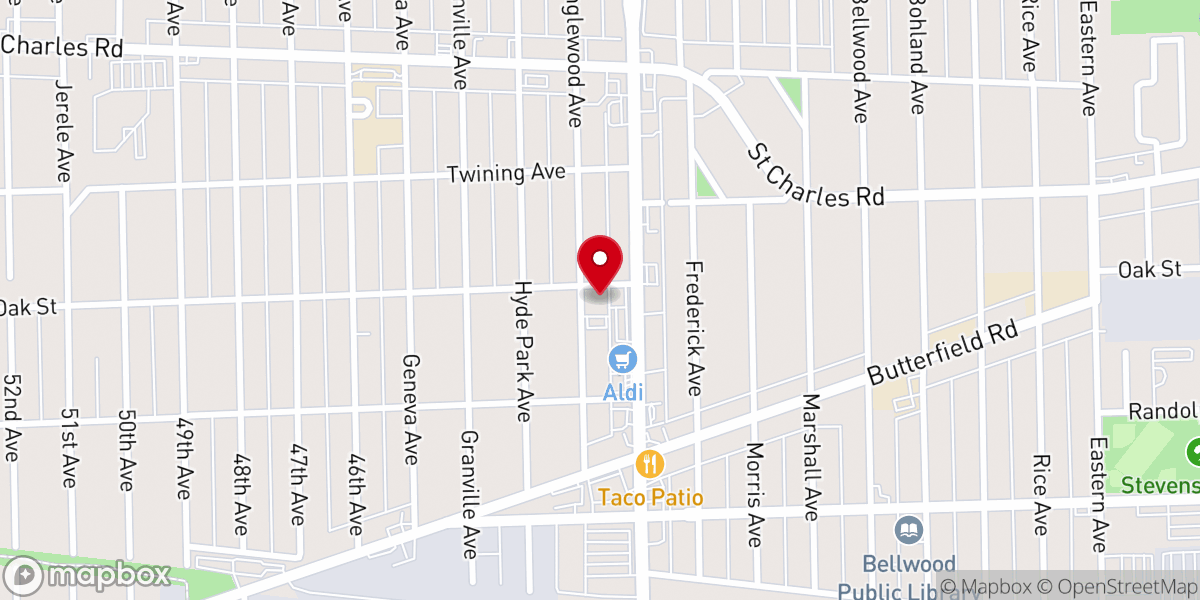 Map showing location of St. John the Baptist Serbian Orthodox Church