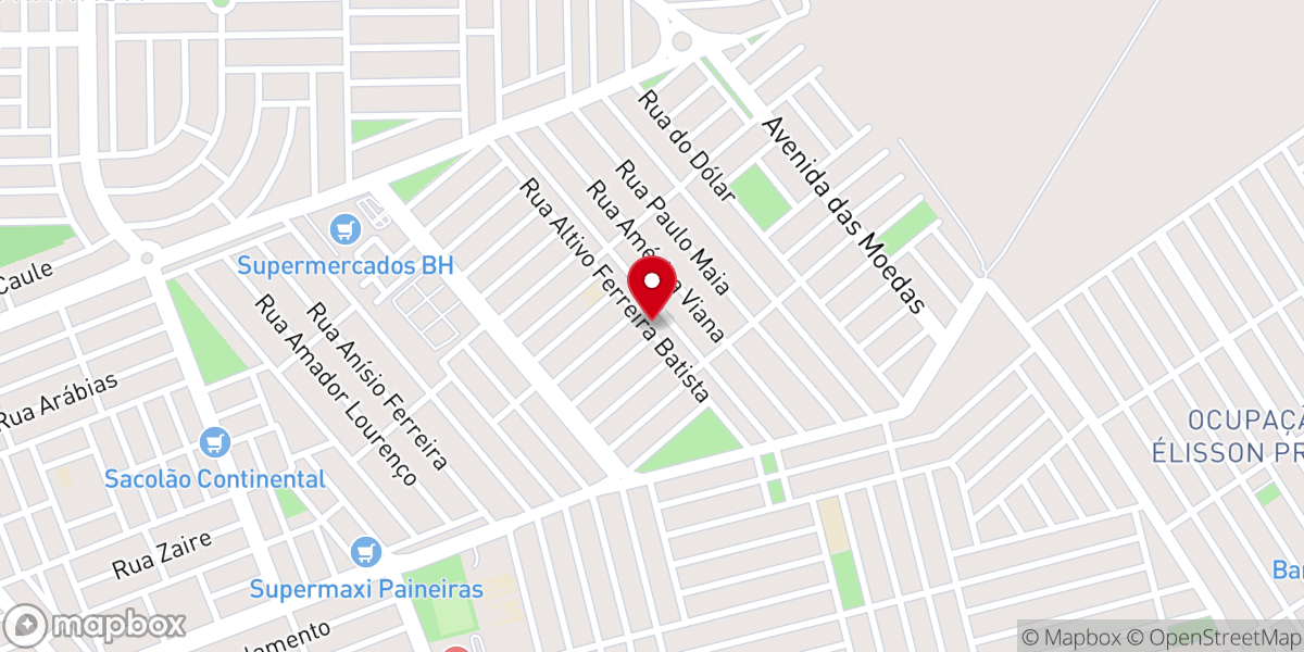 Map showing location of Assembleia de Deus Missão aos Povos (ADMP) Rio Jordão