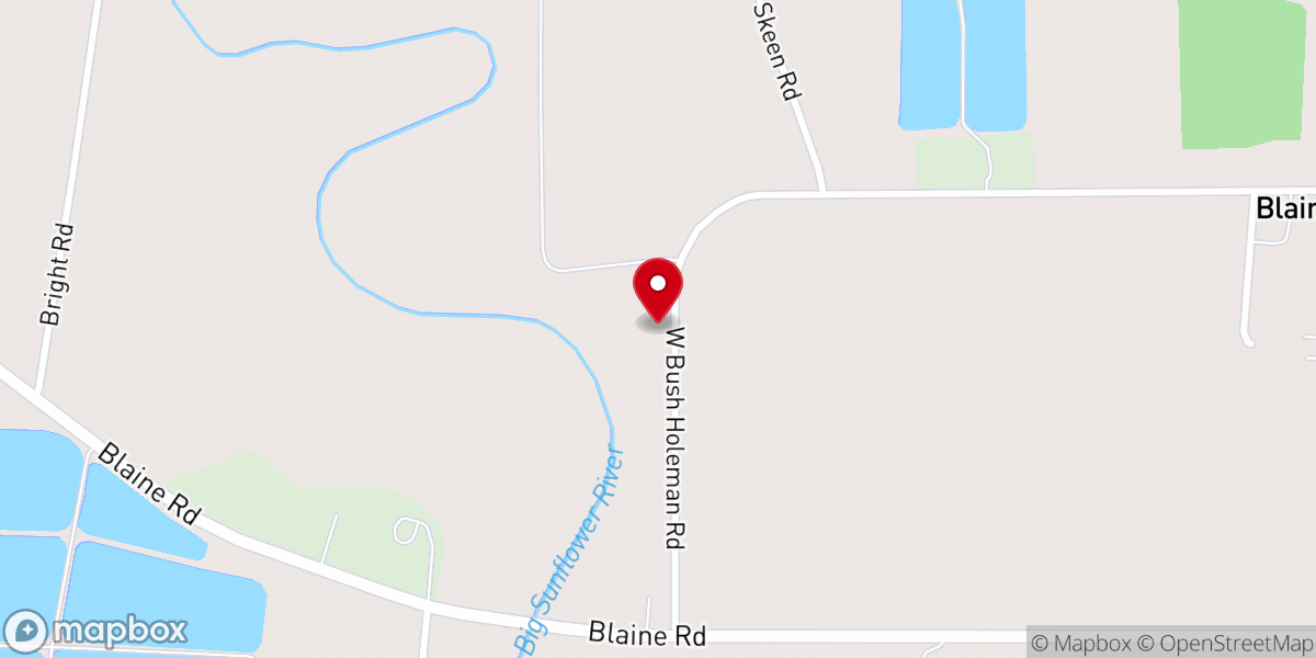 Map showing location of Lighthouse Church of God in Chirst