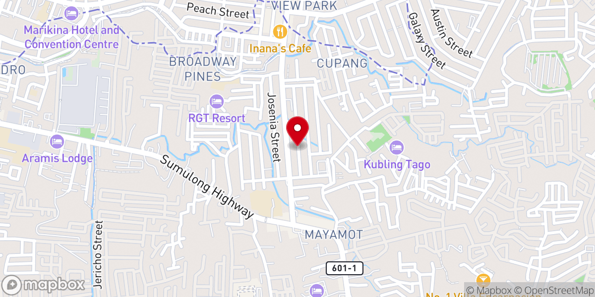 Map showing location of Berean Protestant Reformed Church