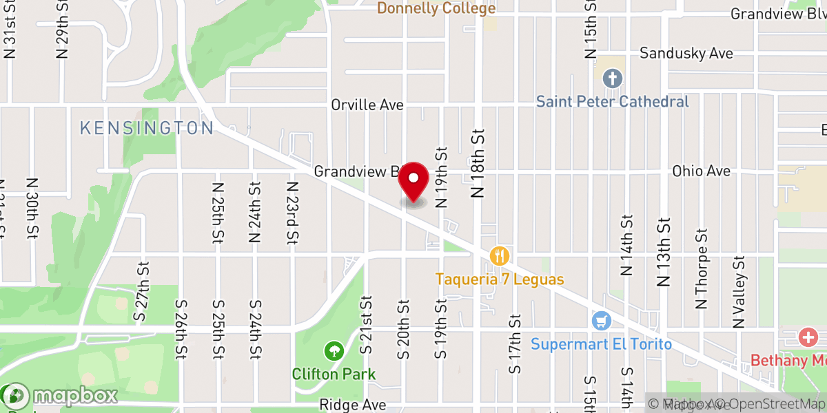 Map showing location of Dynamic Life Baptist Ministry