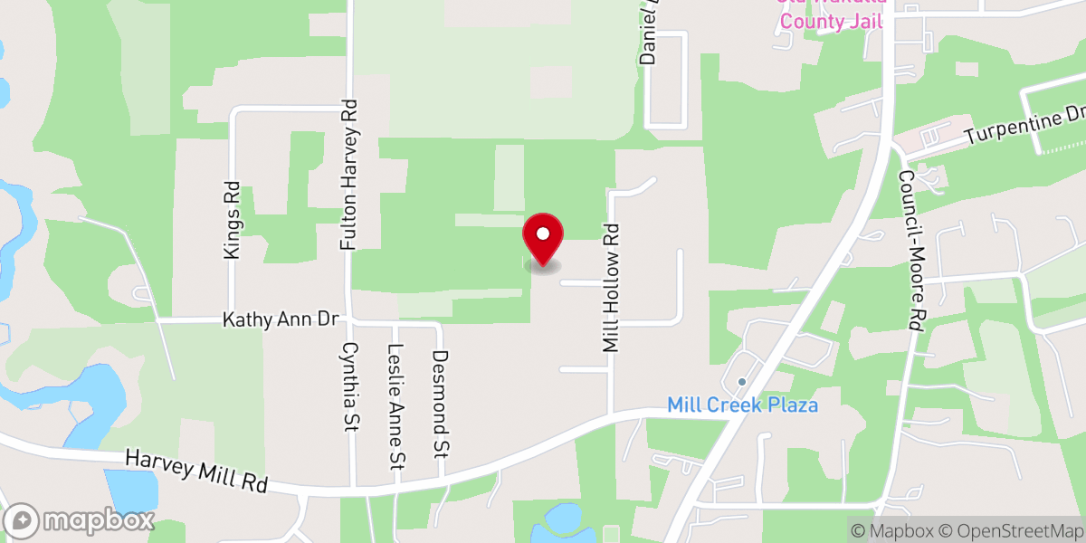 Map showing location of Faith Alone Ministries