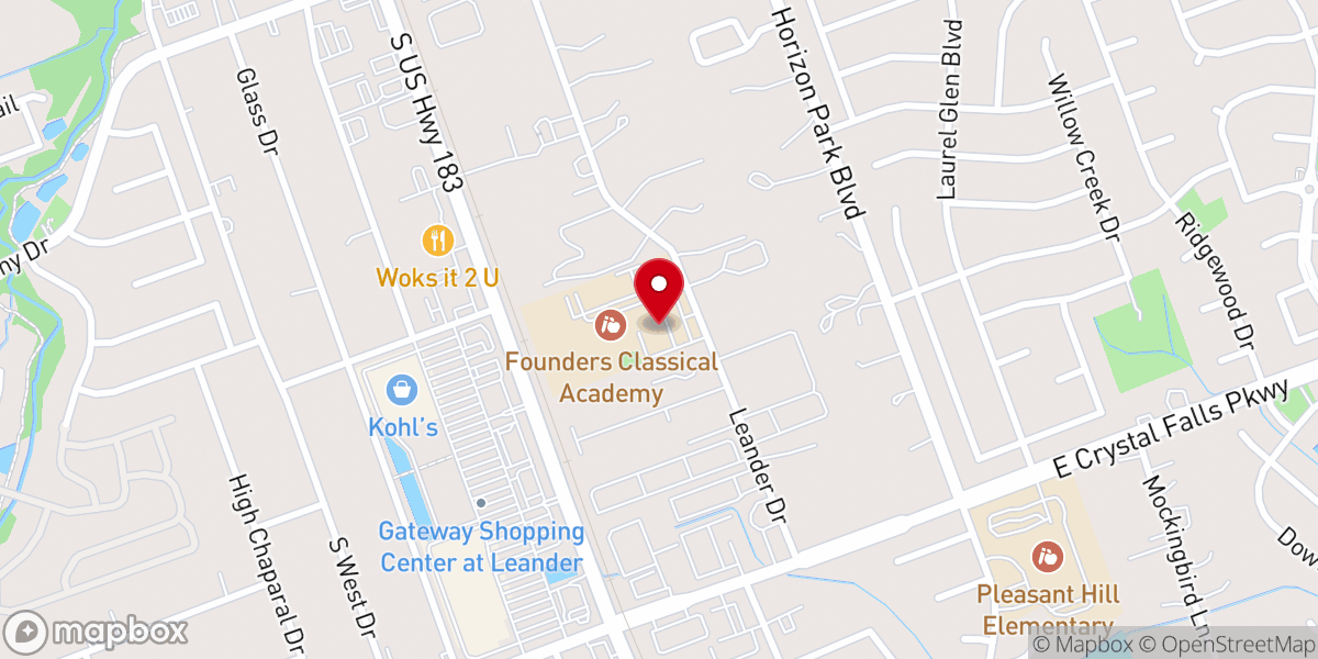 Map showing location of One Mission Bible Church