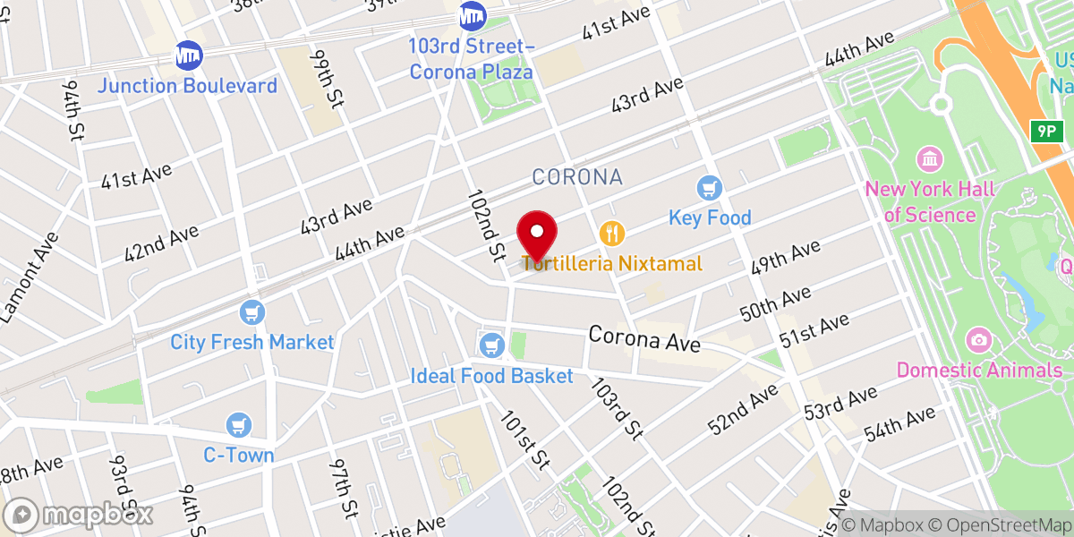 Map showing location of Ministerio Nueva Generacion El Shaddai Inc