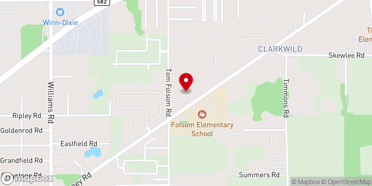 Map showing location of Lily Of The Valley, The Church Of The Living God International, Inc.