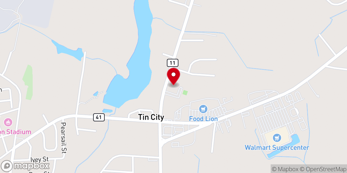 Map showing location of Wallace Christian Academy