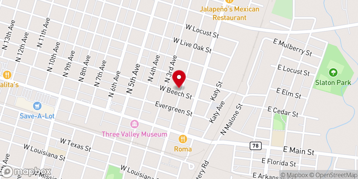 Map showing location of LifeSong Church (Nazarene)