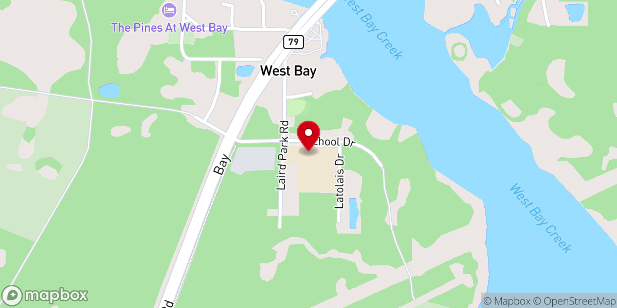 Map showing location of The Way Church PCB