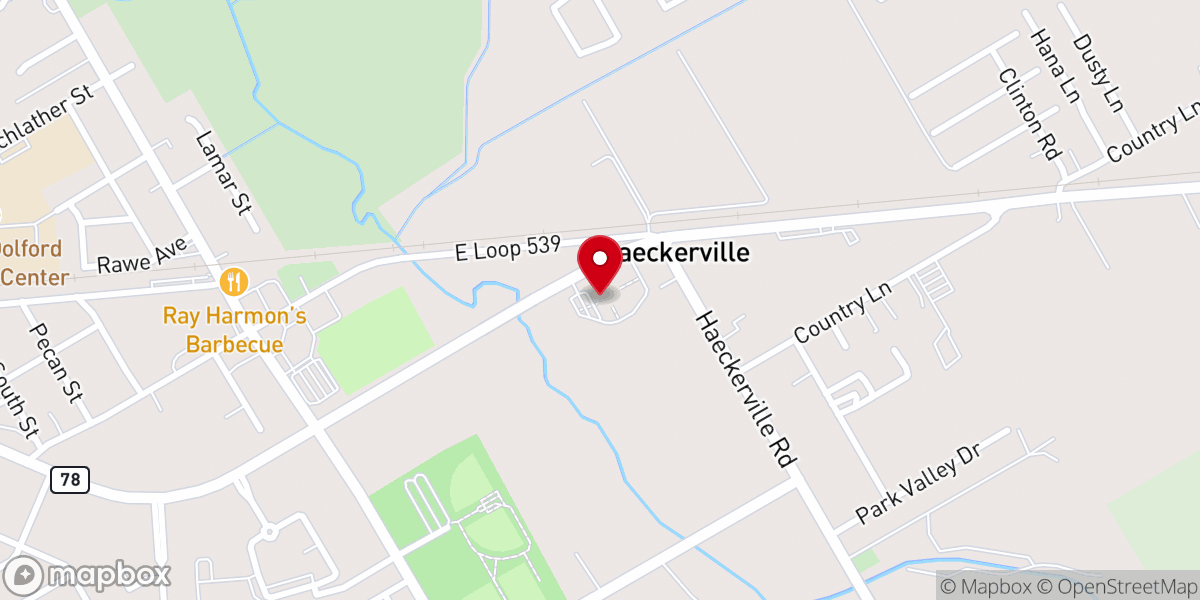 Map showing location of Cibolo Family YMCA