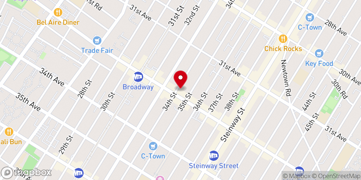 Map showing location of Grove 34 Comedy Club