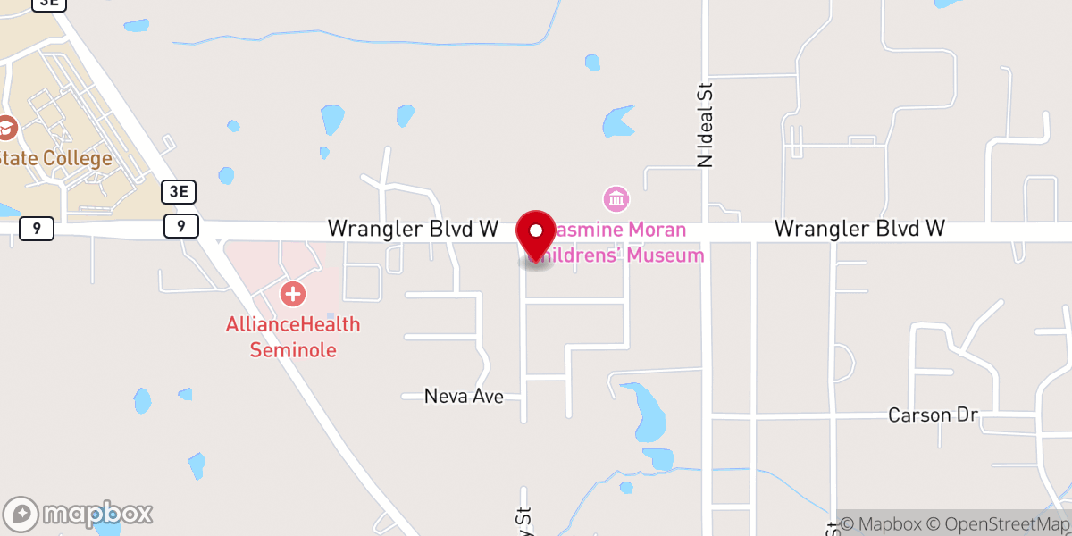 Map showing location of Lighthouse Tabernacle Church