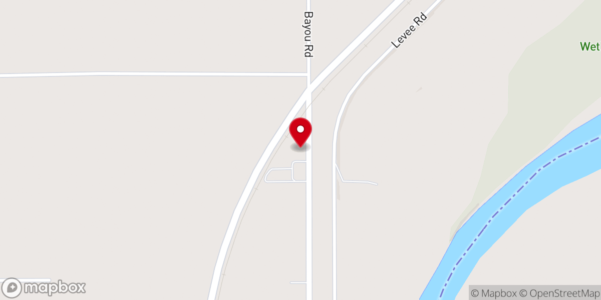 Map showing location of Pilgrim Rest Baptist Church