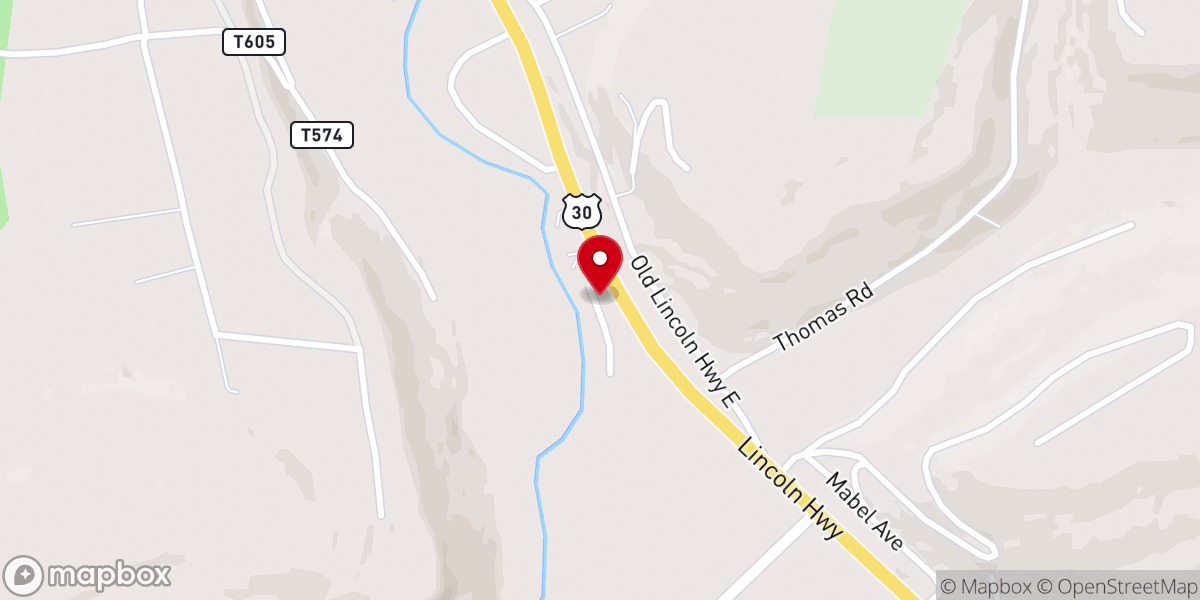 Map showing location of New Beginnings Worship Center
