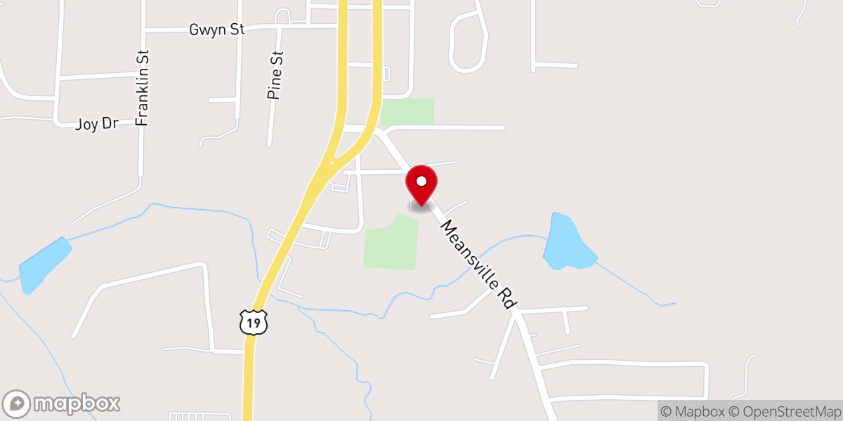 Map showing location of Fuller Chapel United Methodist