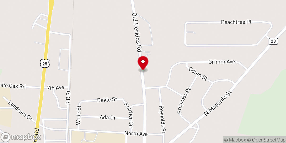 Map showing location of Quinney Oaks