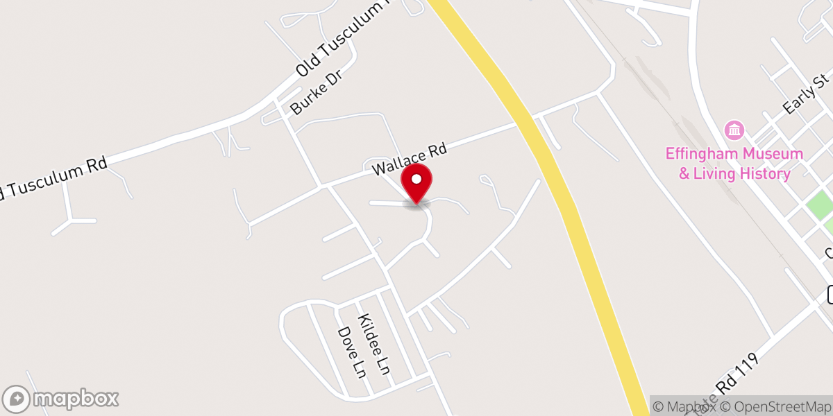 Map showing location of Holy Samaritan Apostolic Church