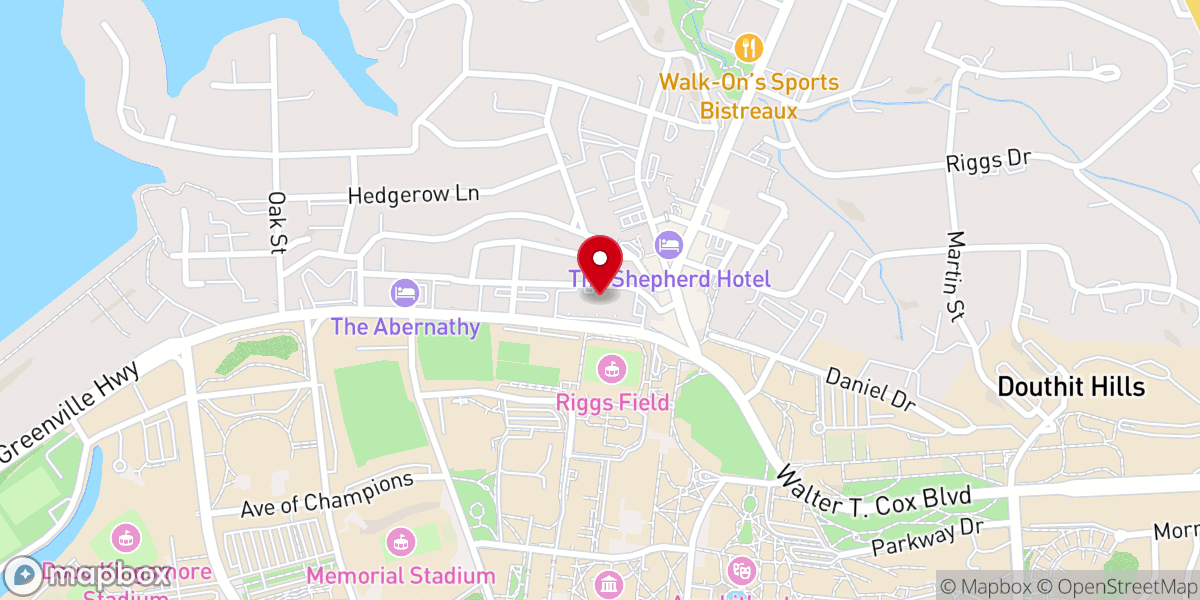Map showing location of Episcopal Day School