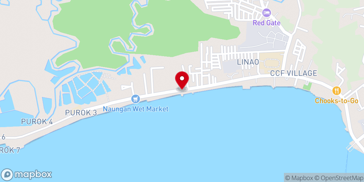 Map showing location of St. Mark the Evangelist Parish - Linao