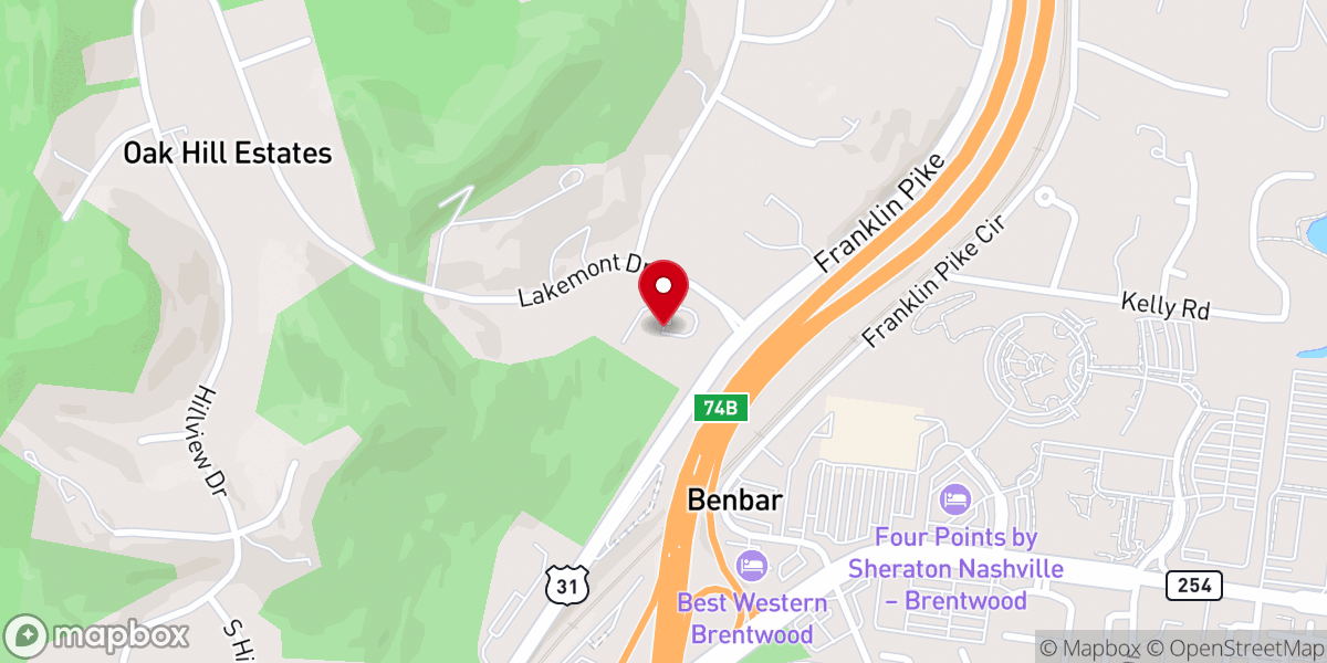 Map showing location of Church of the Advent Episcopal