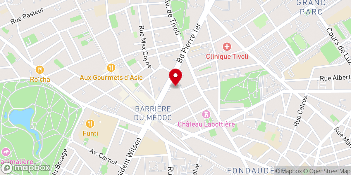 Map showing location of Notre-Dame du Bon Conseil