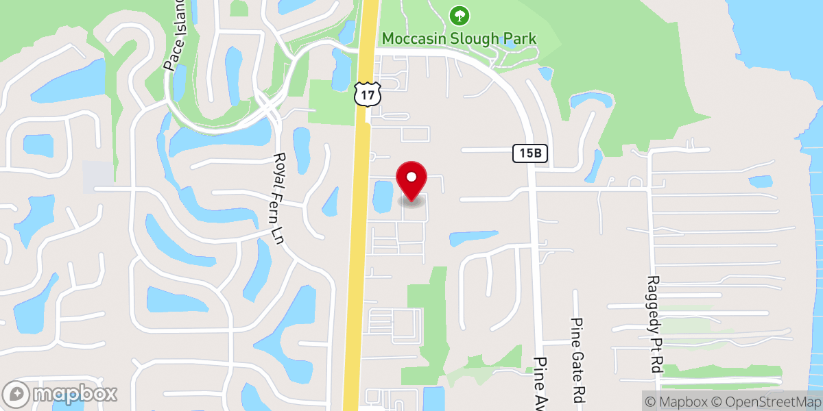 Map showing location of The Church of Eleven22 - Fleming Island Campus