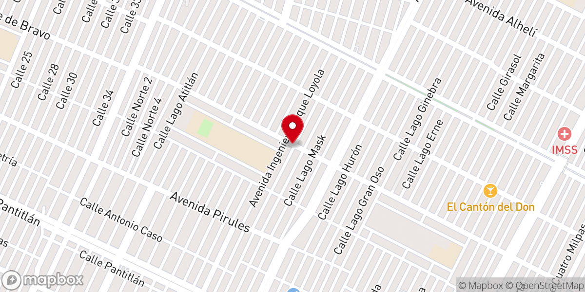 Map showing location of Iglesia Cristiana Restaurando Vidas Nezahualcóyotl