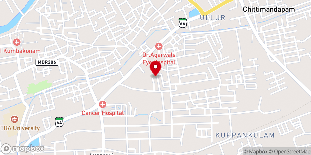 Map showing location of PRAYINGHANDS CHURCH