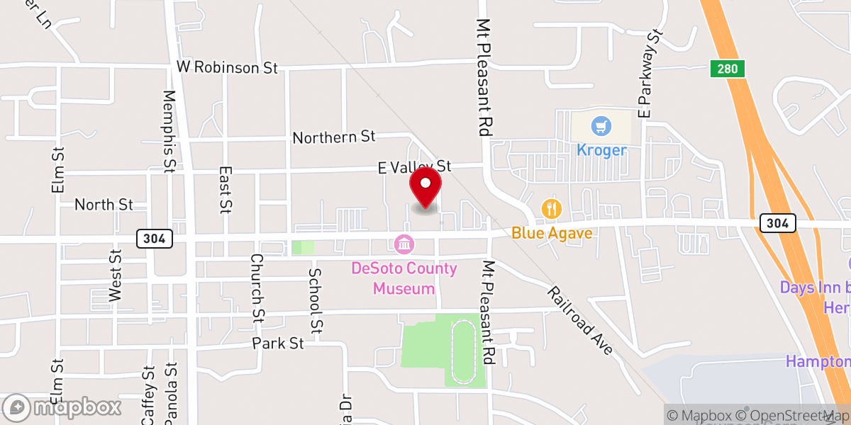 Map showing location of Donaldson Christian Counseling