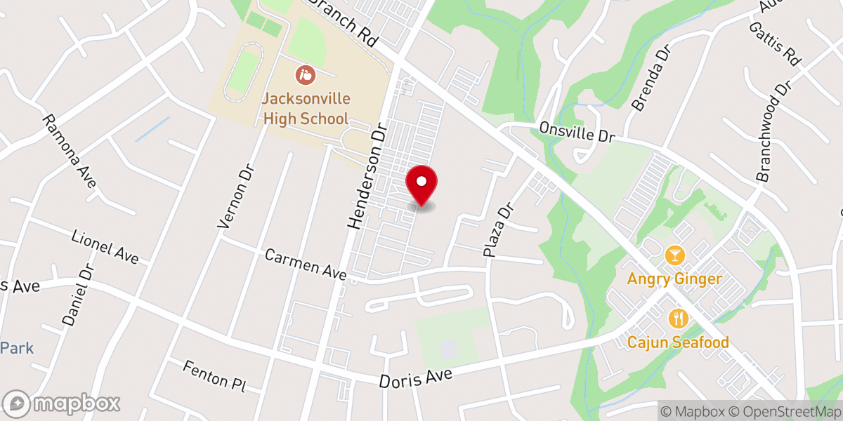 Map showing location of Calvary Chapel (Ccjnc)