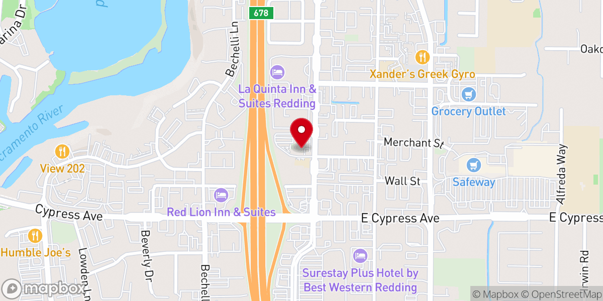 Map showing location of Trinity Lutheran Church (LCMS)