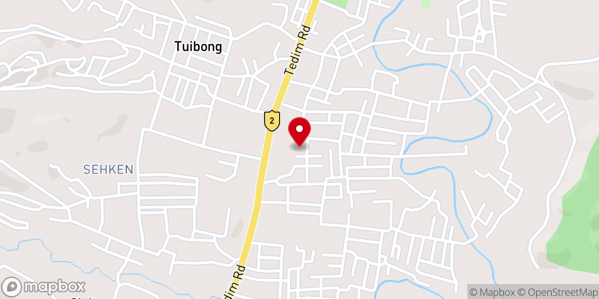 Map showing location of St.Francis Catholic Church