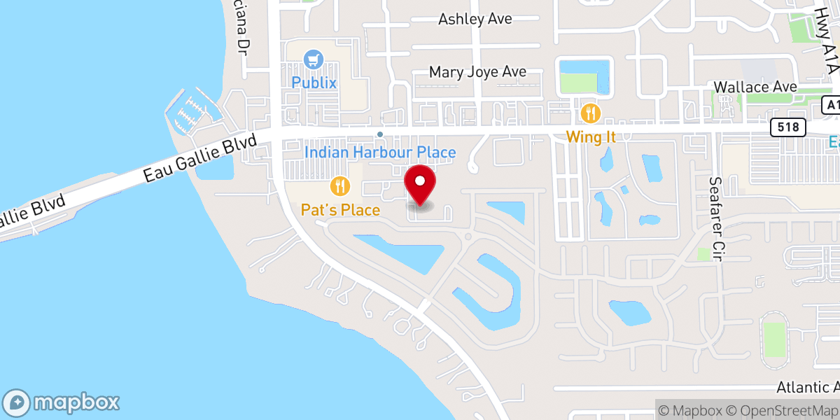 Map showing location of Coastline Community Church
