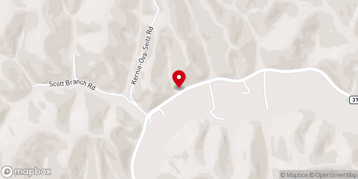 Map showing location of Fritz Church of God