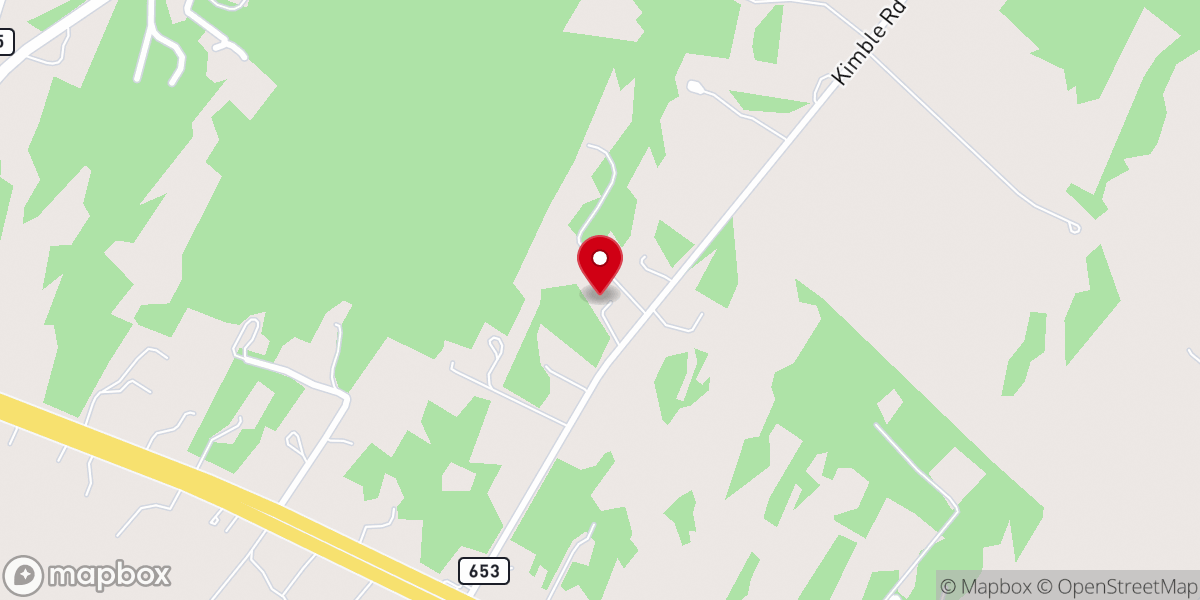 Map showing location of Faith Fellowship Church