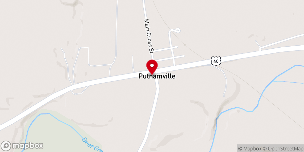 Map showing location of Abundant Life Baptist Church