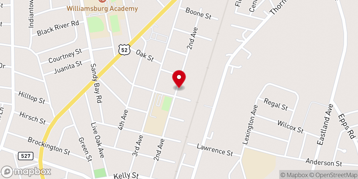 Map showing location of Scott Annia