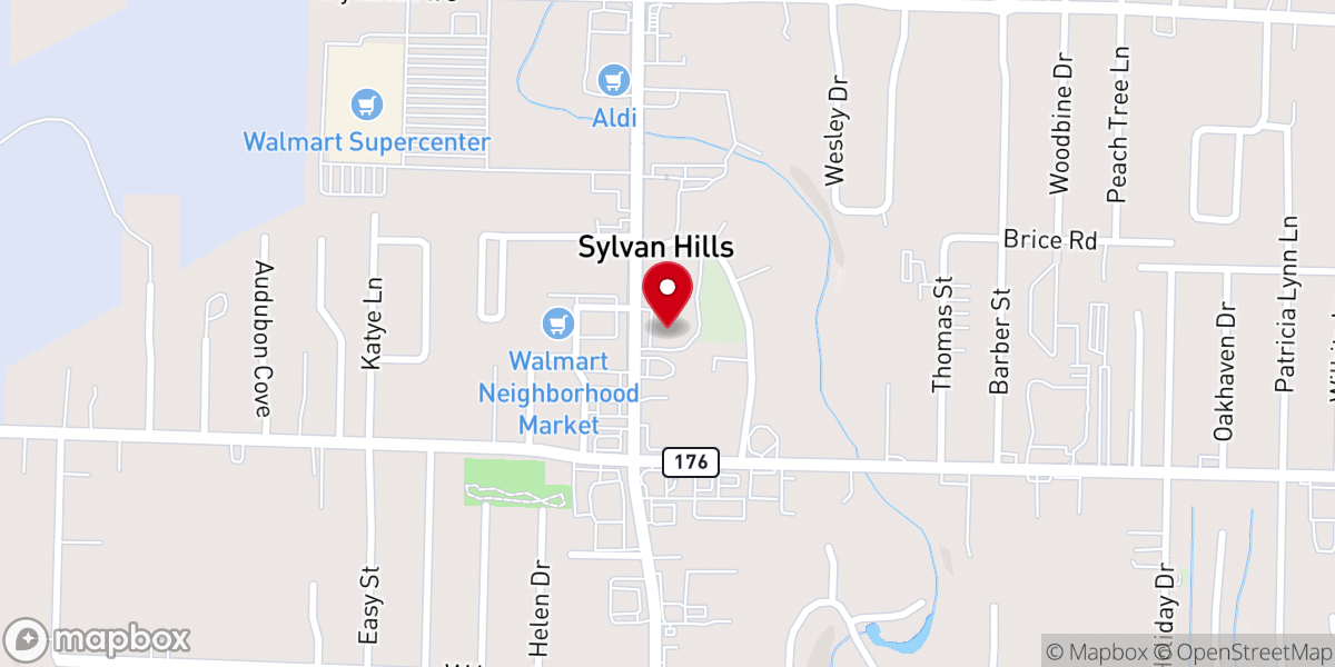 Map showing location of Sherwood First Church of the Nazarene