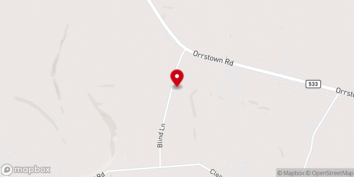 Map showing location of Shippensburg Christian Fellowship
