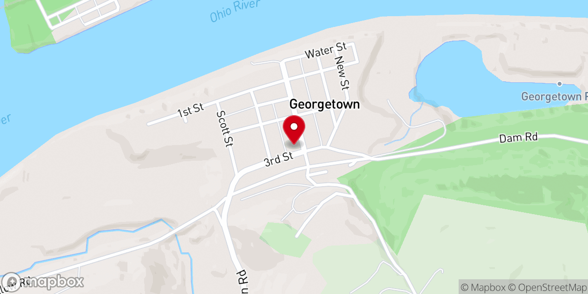 Map showing location of St. Luke's Anglican Church