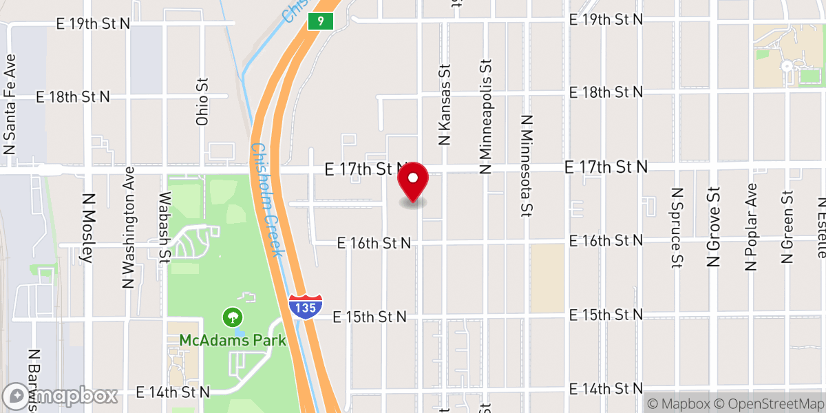 Map showing location of Community Church of God in Christ
