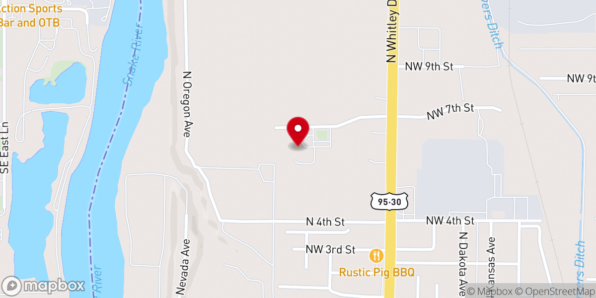Map showing location of The Johanek Center