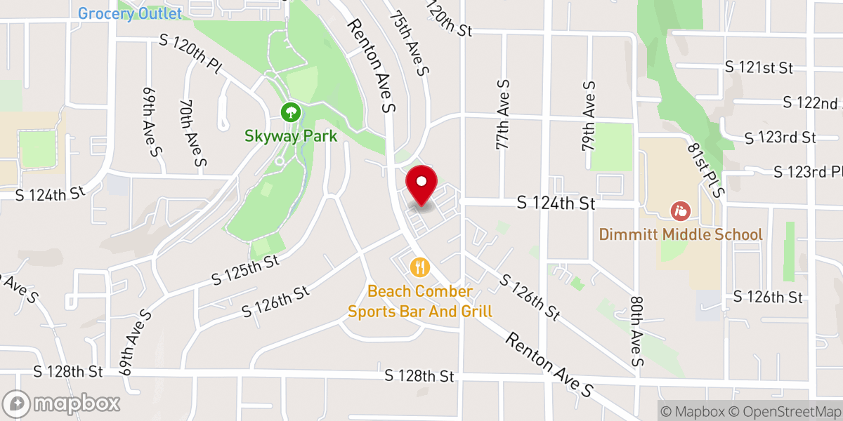 Map showing location of Holy Temple Evangelistic Center