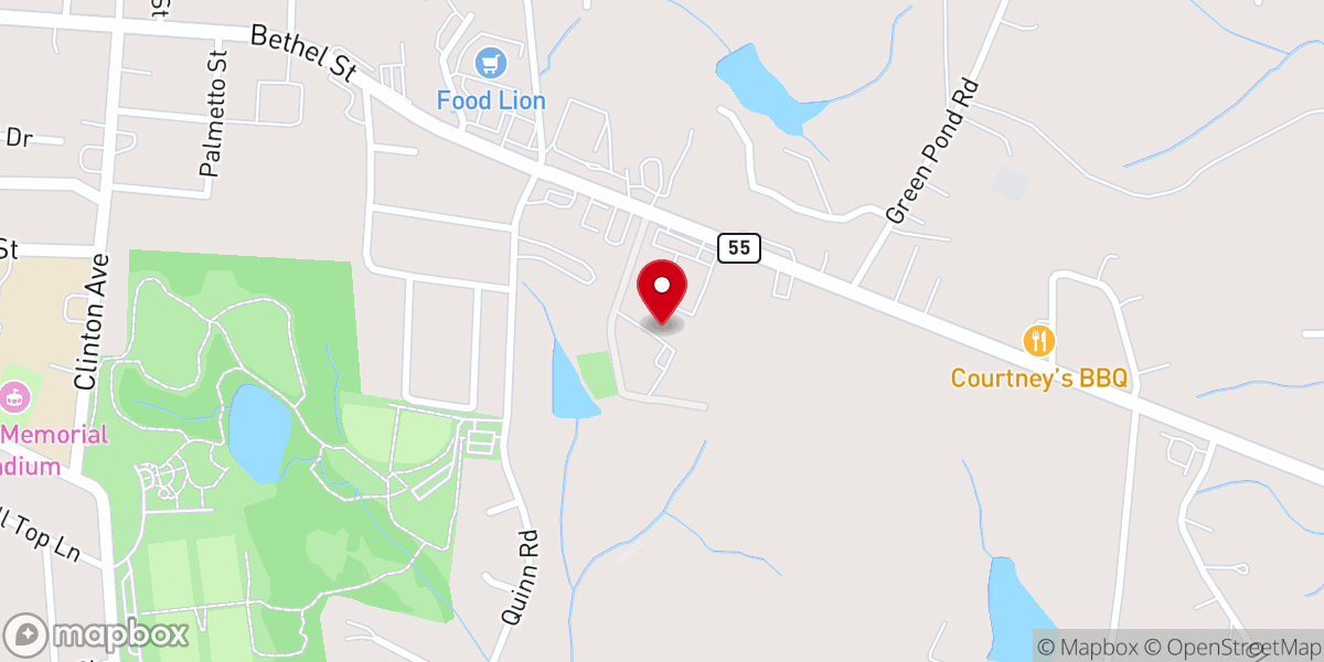 Map showing location of Encounter Fellowship - Clover Campus