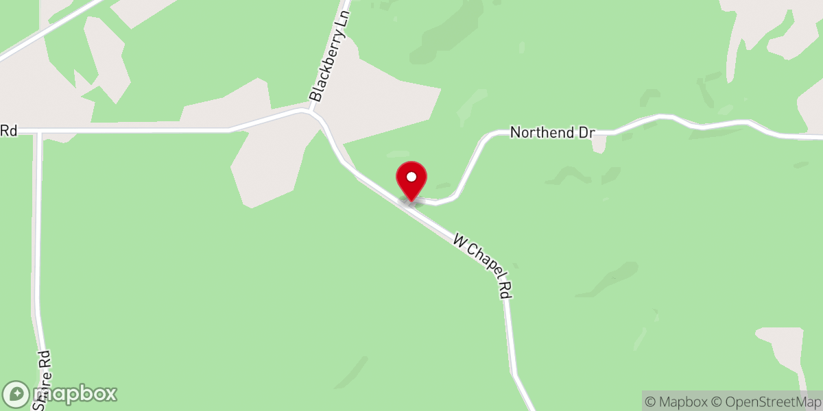 Map showing location of Wayside Chapel