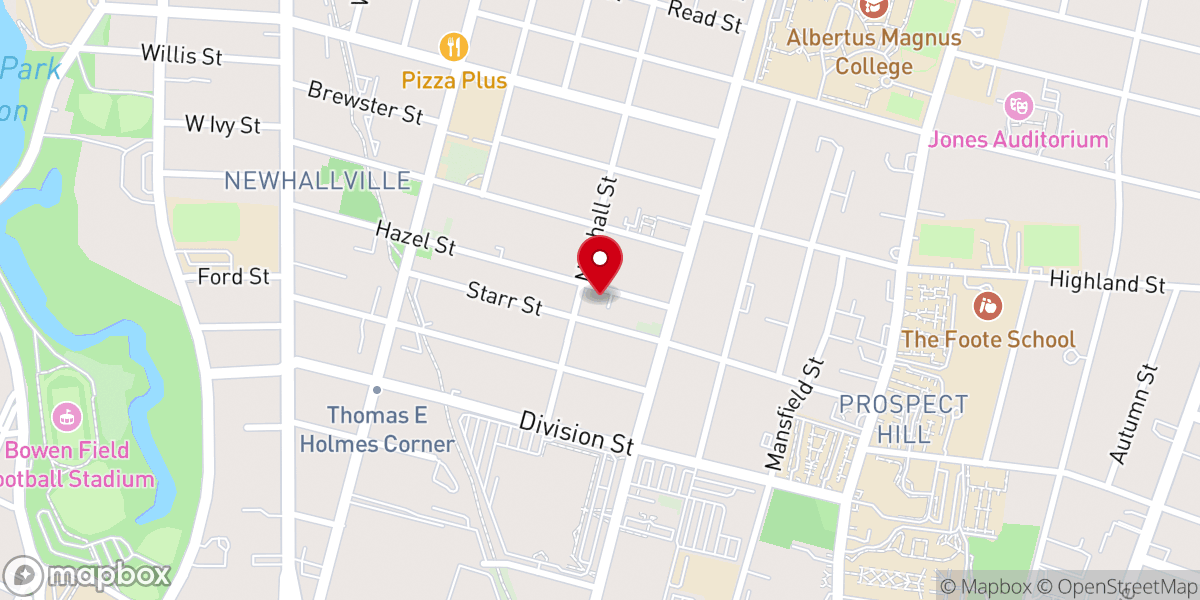 Map showing location of Church Of God In Christ CT