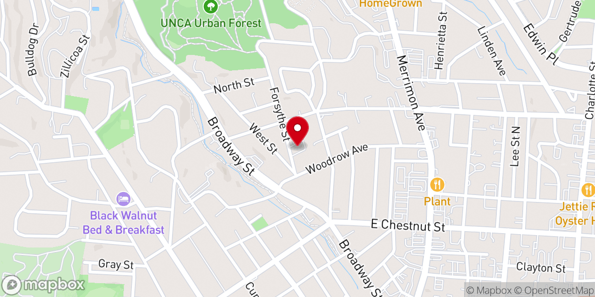 Map showing location of Greater Works Church